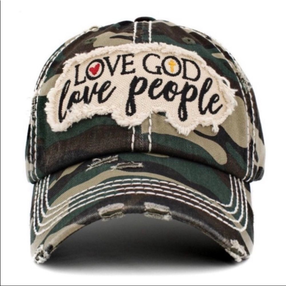 LAST ONE! Religious Vintage Distressed Baseball Hat